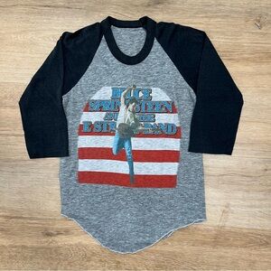 Bruce Springsteen 1984-85 Born in the USA Tour Concert Band T-Shirt Size S/M